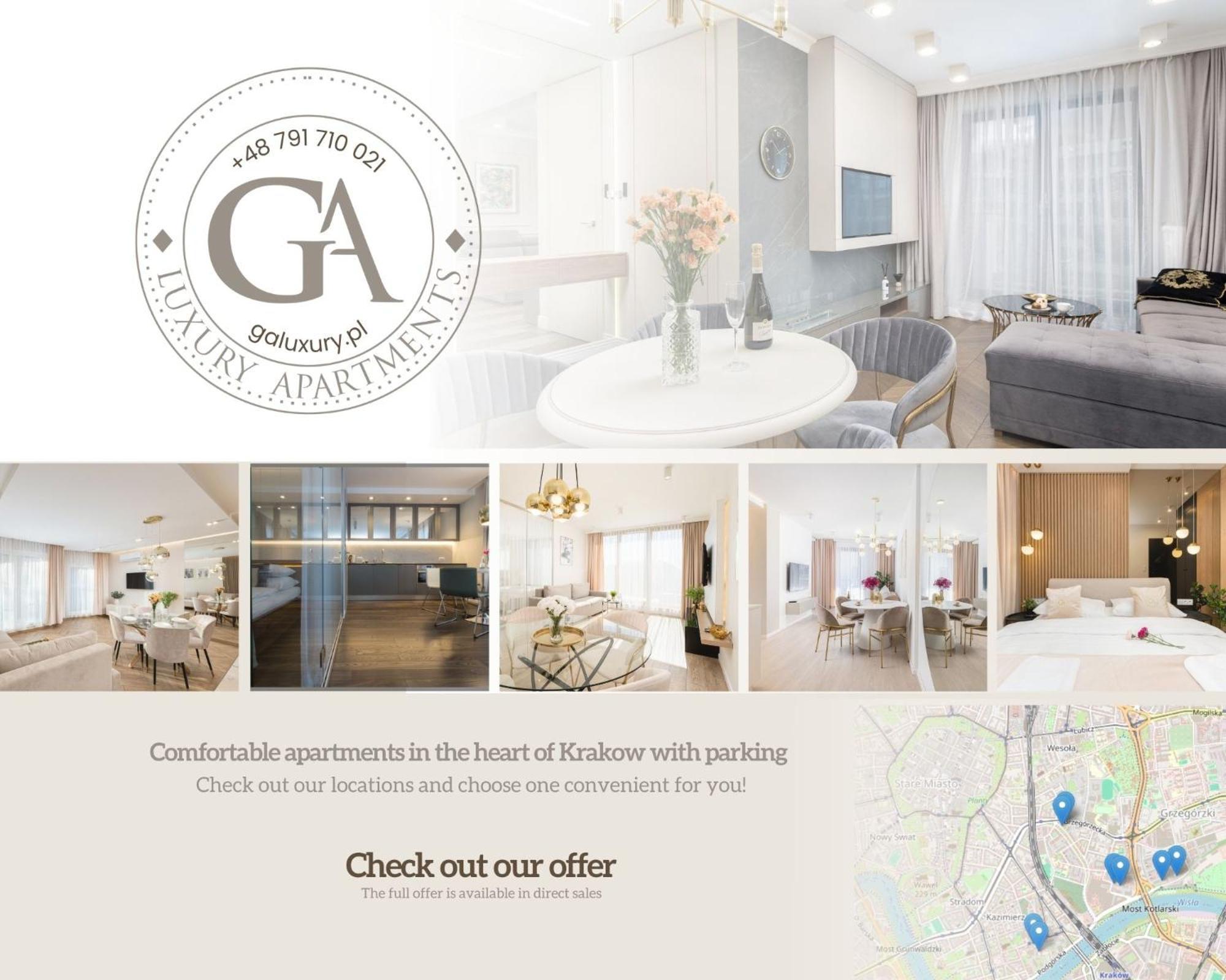 Ga Luxury Apartments W21 克拉科夫 外观 照片
